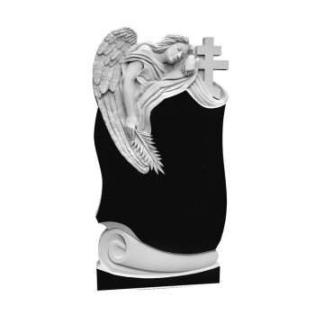3D памятник из гранита Форма №348